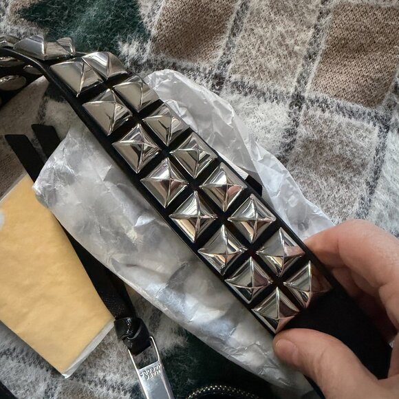 Marc Jacobs The Studded Snapshot Black Camera Bag NEW - Picture 7 of 13